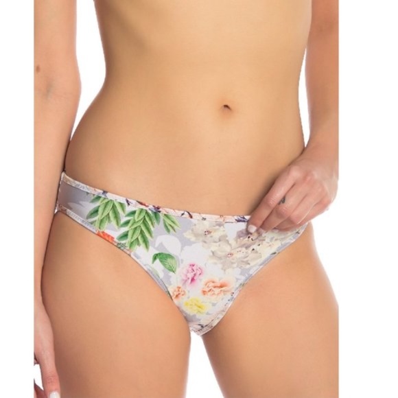 Rachel Rachel Roy Floral Hipster Bikini Swim Bottom - Picture 1 of 6